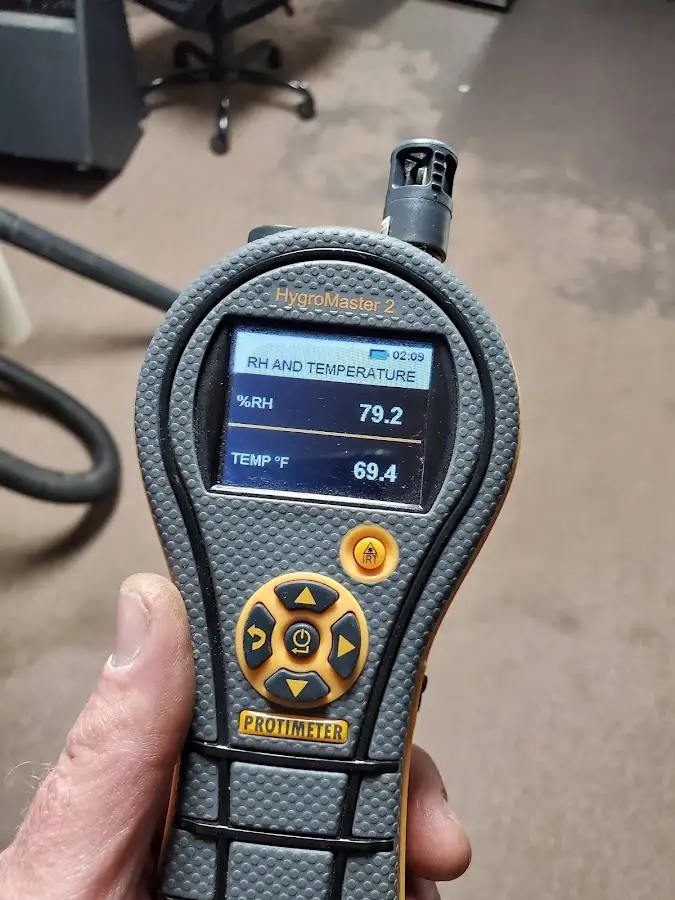 Moisture meter humidity assessment for Fire & Smoke Damage Restoration in Cuero